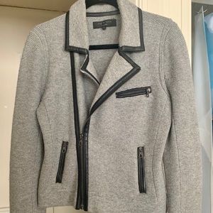 rag & bone Leather Trimmed Blazer/Jacket - Sample